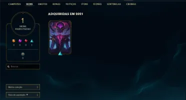 CONTA DIAMANTE IV LOL