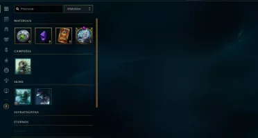 Conta ouro 1 (Nova season) 37 champs 3 skins