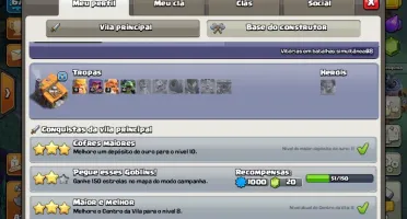 Conta de Clash of Clans Cv 8!