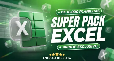 Mega Pack Excel +10.000 Planilhas Editáveis+Brinde /Entrega