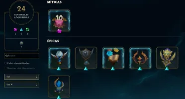 Acc League of legends, diamante 4, all champs 255 skins