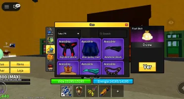 🔥 Conta Blox Fruits 🔥 • Lvl 2800 Max • 35/40 Espadas ⚔️ •