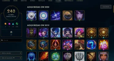 Conta League of Legends 336 Skins FULL CHAMP