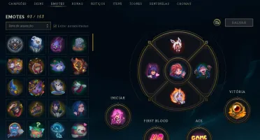 Conta League of Legends 336 Skins FULL CHAMP