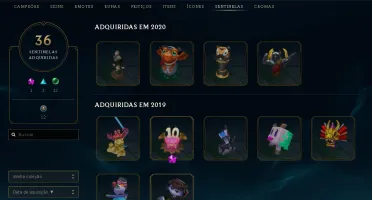 Conta League of Legends 336 Skins FULL CHAMP