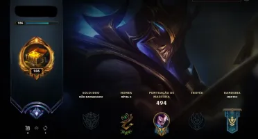 Conta LoL - Diamante 4 season S9 - MD10 Ainda não feita.