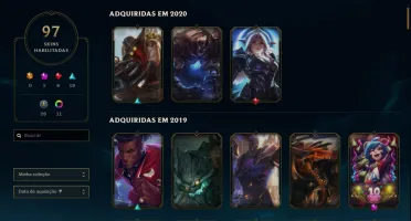 Conta LoL - Diamante 4 season S9 - MD10 Ainda não feita.