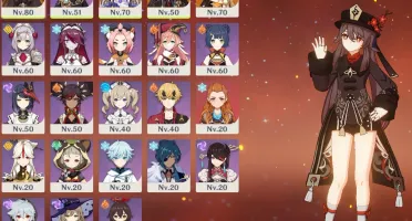 MUITO BARATO HU TAO KEQING E DILUC 3 Personagens 5 estrelas