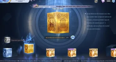 SAINT SEIYA AWAKENING - COM GEMAS AVANÇADAS E LIVROS