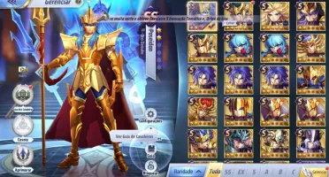 SAINT SEIYA AWAKENING - COM GEMAS AVANÇADAS E LIVROS