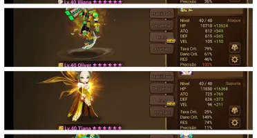 Conta Summoners War com 78 Nat5* e 3ld 5*