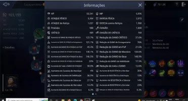 Arqueira mir4 lv76 104k power SA 93 5 pets epicos