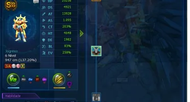 Conta AoX Deck Vacina MidGame LaDMO Servidor: Alphamon