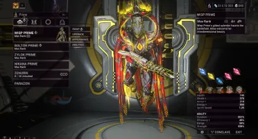 Conta Warframe MR25 com 845 platina Sem Vínculo steam.