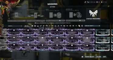Conta Warframe MR25 com 845 platina Sem Vínculo steam.