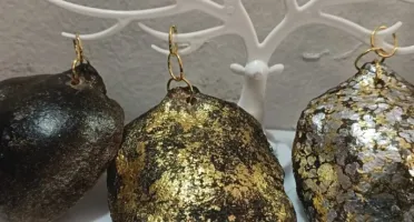 Pingente Artesanal Boca de Sapo em Jacarandá