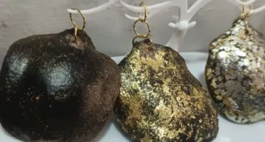 Pingente Artesanal Boca de Sapo em Jacarandá