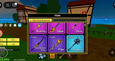 Conta de blox fruits com Mine avatar