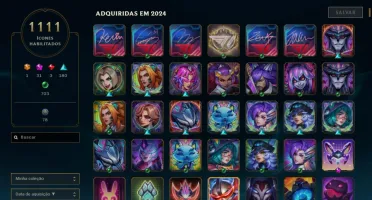 Conta Lol Colecionador Full Skins compráveis