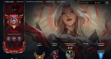 Conta Lol Colecionador Full Skins compráveis