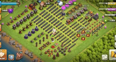 Conta clash of clans cv10 full 2000 gemas