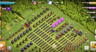 Conta clash of clans cv10 full 2000 gemas
