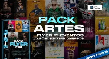 Pack de Flyers Editáveis para Photoshop + bonus e Tutorial