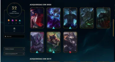 conta de lol Silver4, 32 skins
