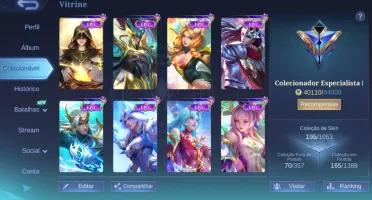 Mobile Legends conta completa
