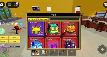 Contas Aleatorias De Blox Fruit, Pode Conter Yuro E Dragon