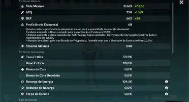 Conta AR52 EULA+KAZUHA+JEAN+DILUC (BANNER GARANTIDO)