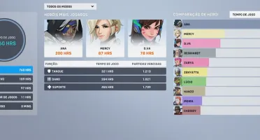 Conta Overwatch - 5630 tokens Ow e +