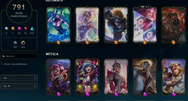 BR 791 skins, 249 emotes, 704 icons, 66 sentinels, 198 croma