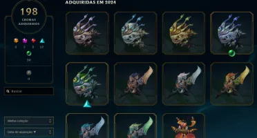 BR 791 skins, 249 emotes, 704 icons, 66 sentinels, 198 croma
