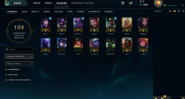 Conta Unranked lvl 34