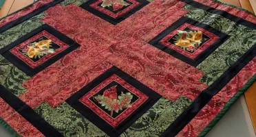 Toalha de Mesa Natalina - 73 x 73 cm
