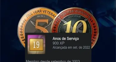 Conta Steam 19 Anos + Csgo Prime