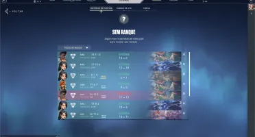 Conta de Valorant pronta para ranked