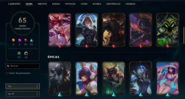 Conta LoL Com 5k700RP LVL 129 GOLD 2019