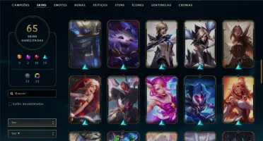 Conta LoL Com 5k700RP LVL 129 GOLD 2019