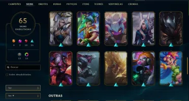 Conta LoL Com 5k700RP LVL 129 GOLD 2019