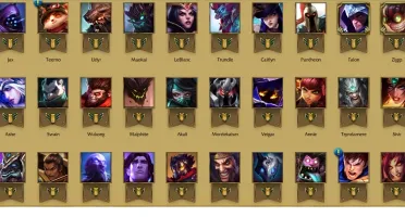 CONTA PRATA 4 COM BORDA GOLD, 143 SKINS E 115 CHAMPS