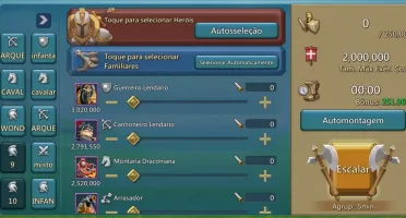 Pré T5 Conta Lords Mobile