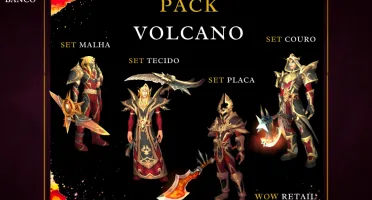 World of Warcraft - PACK Transmogs de armadura (4 Conjuntos)