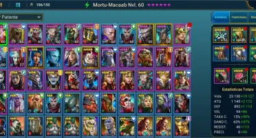 Conta RAID Shadow Legends - Lvl 60 - Arena ouro 4