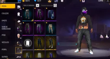 Conta Free Fire Nv. 65 Gemada Desde 2018 - Itens Antigos