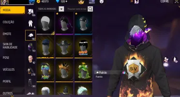 Conta Free Fire Nv. 65 Gemada Desde 2018 - Itens Antigos