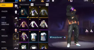 Conta Free Fire Nv. 65 Gemada Desde 2018 - Itens Antigos