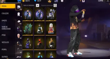 Conta Free Fire Nv. 65 Gemada Desde 2018 - Itens Antigos