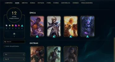 Esmeralda 1 com 85 Champs e 12 Skins